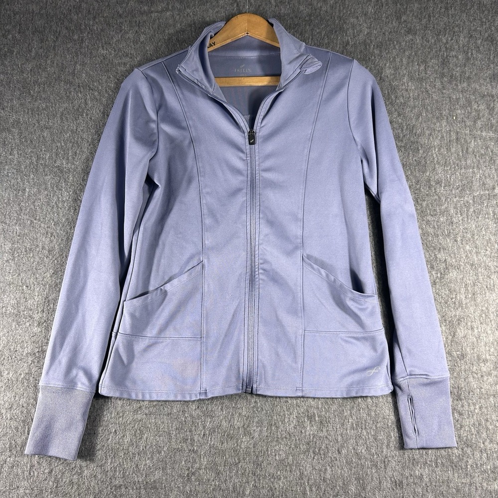Free Fly Jacket Womens Small Performance Full Zip Lavender Hiking Lightweight